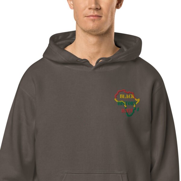 Sweat à capuche teint par pigment unisexe BLACK HISTORY MONTH