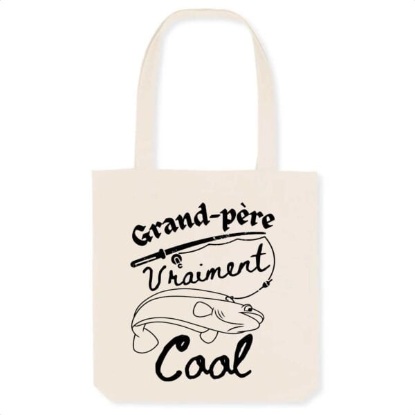 Totebag - Coton BIO, Grand-père, daddy Vraiment cool