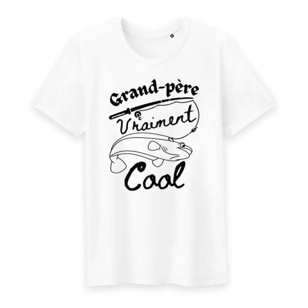 T-shirt Homme Col rond - 100% Coton BIO - TM042, Grand-père, daddy Vraiment cool