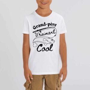 T-shirt Enfant - Coton bio - MINI CREATOR, Grand-père, daddy Vraiment cool