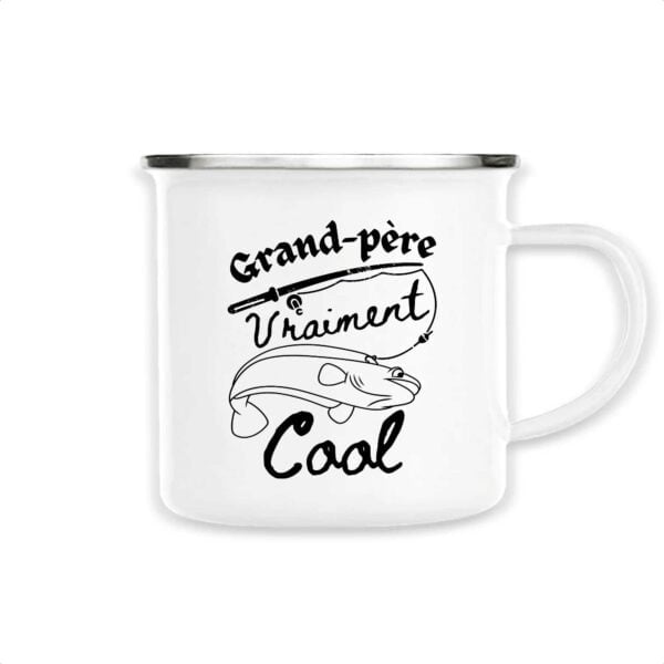 Mug émaillé, Grand-père, daddy Vraiment cool