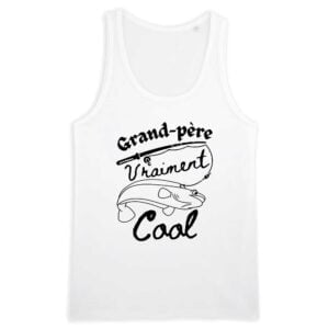 Débardeur Homme 100% coton Bio - RUNS, Grand-père, daddy Vraiment cool