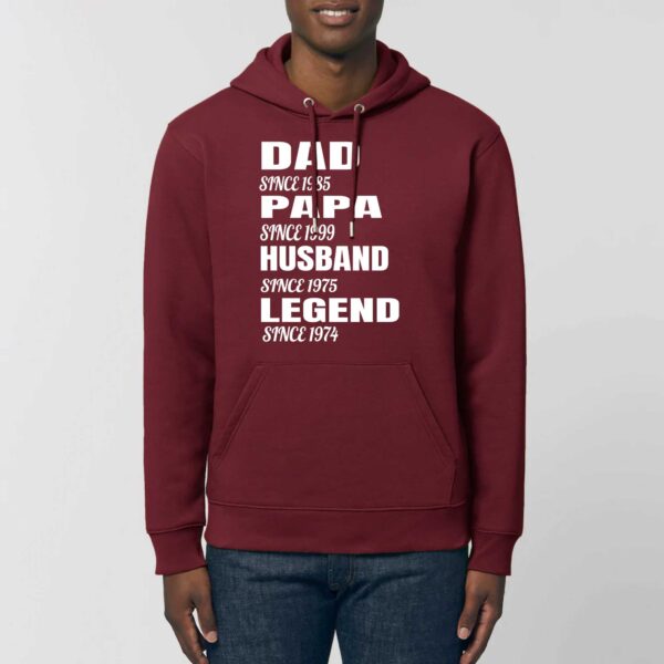 DAD since 1985 PAPA since 1999 HUSBAND since 1975 LEGEND since 1974