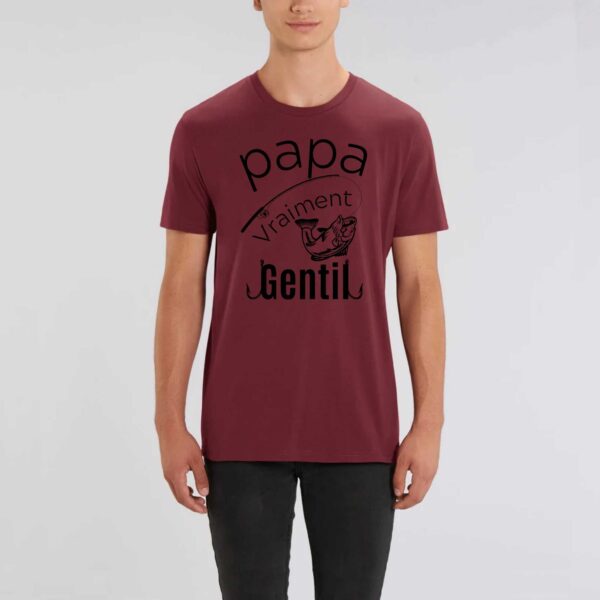 ROCKER - T-shirt Unisexe, Papa Vraiment Gentil