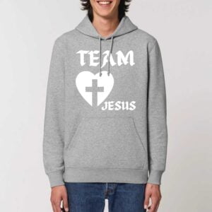 Sweat à capuche BIO Unisexe - DRUMMER : Team Jesus
