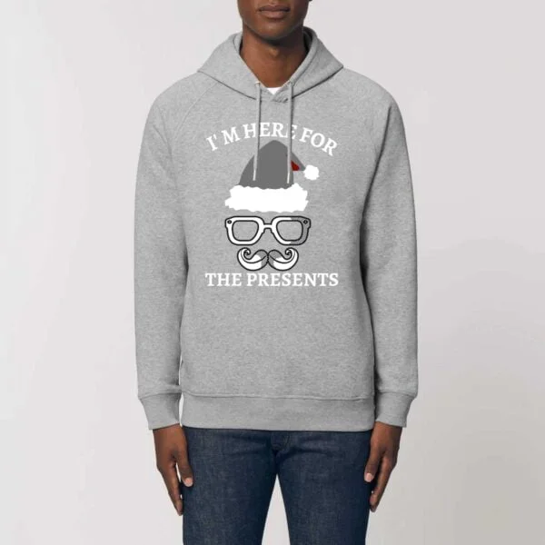 Sweat à capuche BIO Unisexe - SIDER, I'm here for the presents