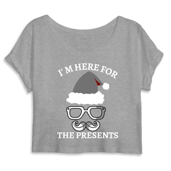 Crop Top Femme 100% Coton BIO - Mantis, I'm here for the presents