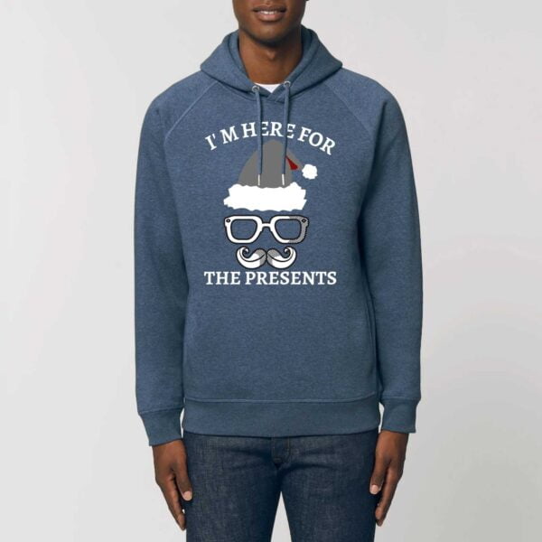 Sweat à capuche BIO Unisexe - SIDER, I'm here for the presents
