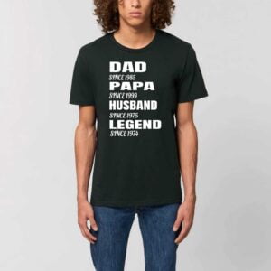 DAD since 1985 PAPA since 1999 HUSBAND since 1975 LEGEND since 1974