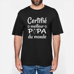 NS301 - T-shirt Urbain Oversize , Meilleur Papa