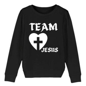 Sweat-shirt Enfant Bio - MINI CHANGER : Team Jesus