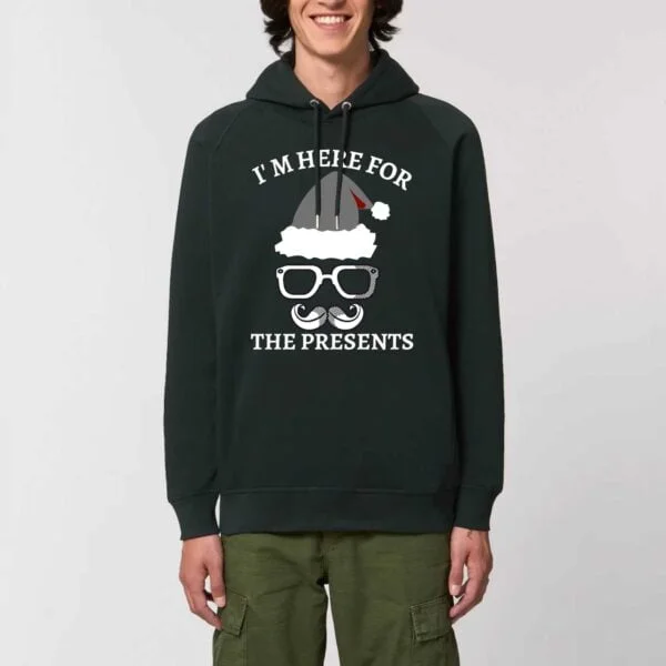 Sweat à capuche BIO Unisexe - SIDER, I'm here for the presents