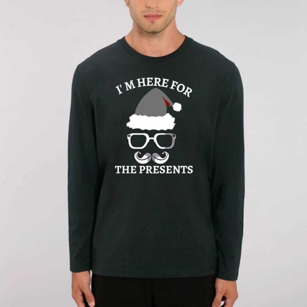 SHUFFLER - T-shirt manches longues, I'm here for the presents