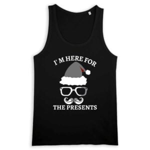 Débardeur Homme 100% coton Bio - RUNS, I'm here for the presents