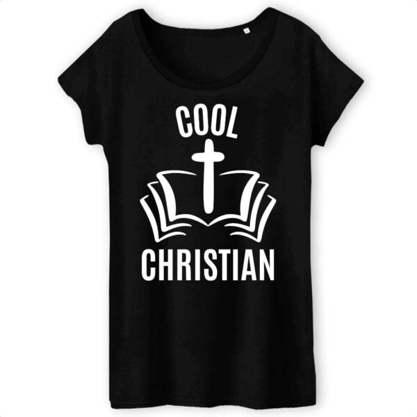 T-shirt Femme 100% Coton BIO - TW043, Cool Christian