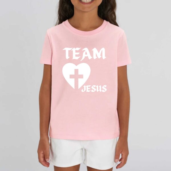 T-shirt Enfant - Coton bio - MINI CREATOR : Team Jesus