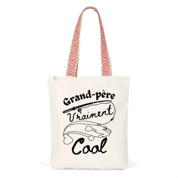 Totebag Ethnique - Coton BIO, Grand-père, daddy Vraiment cool