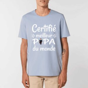 IMAGINER - T-shirt Unisexe Aspect Vieilli , Meilleur Papa