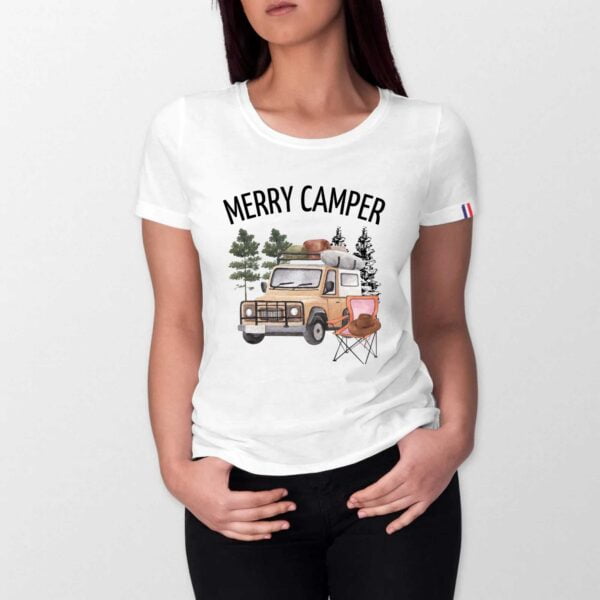 T-shirt Femme Made in France 100% Coton BIO: MERRY CAMPER