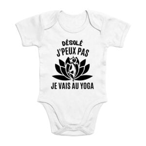 Body Bébé - Coton Bio : Désolé j'peux pas je vais au yoga