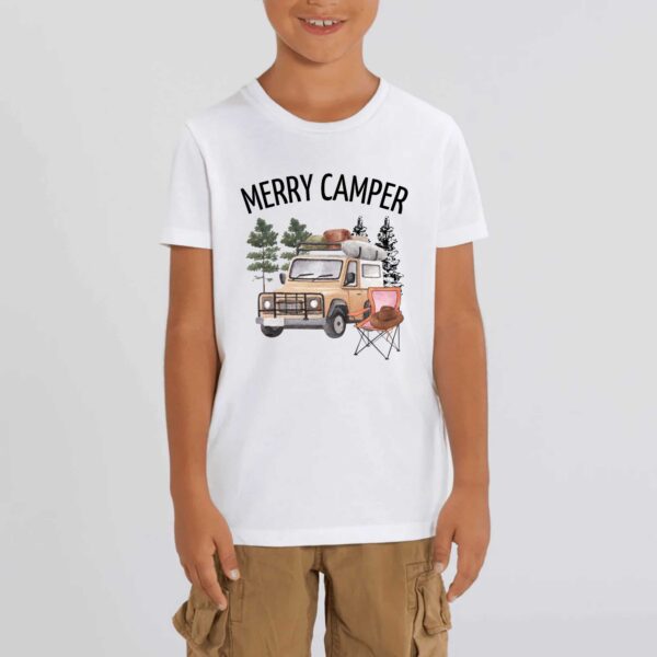 T-shirt Enfant - Coton bio - MINI CREATOR: MERRY CAMPER