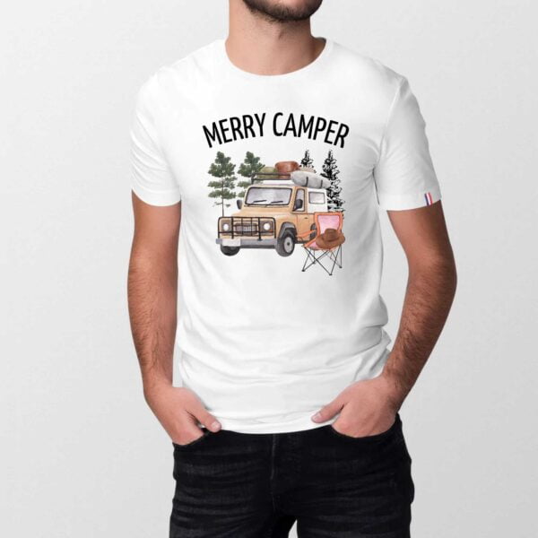T-shirt Homme Made in France 100% Coton BIO: MERRY CAMPER