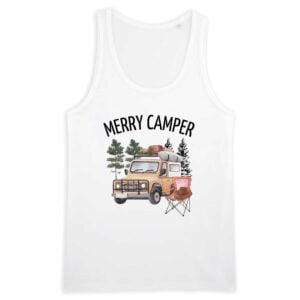 Débardeur Homme 100% coton Bio - RUNS: MERRY CAMPER