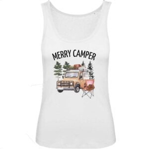 Débardeur Femme 100% Coton BIO: MERRY CAMPER