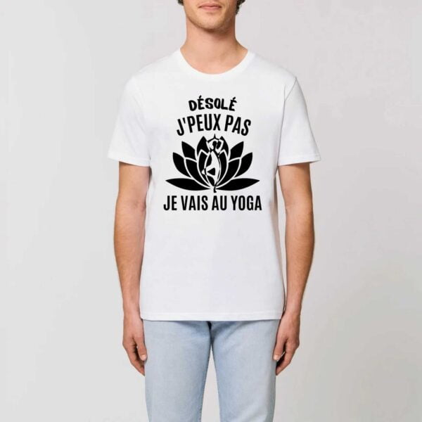 ROCKER - T-shirt Unisexe : Désolé j'peux pas je vais au yoga