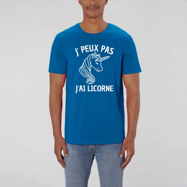 T-shirt Unisexe - Coton BIO - CREATOR : J'PEUX PAS J'AI LICORNE