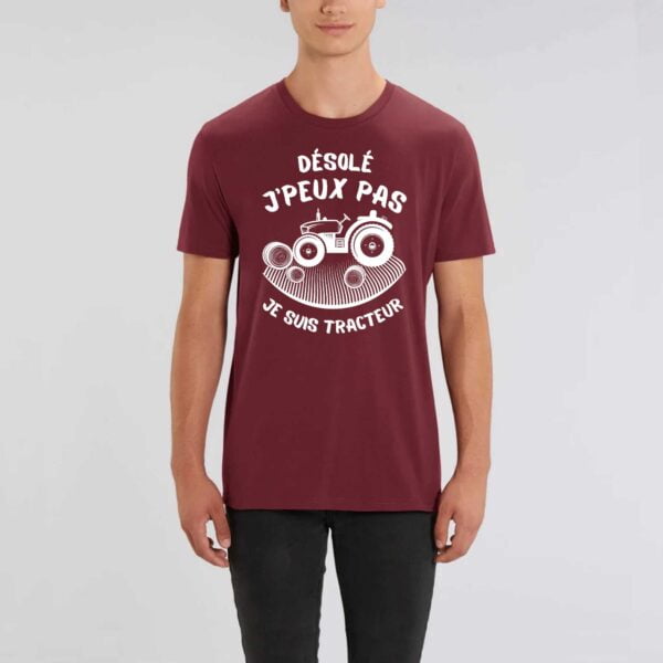 ROCKER - T-shirt Unisexe : Désolé J'peux pas je suis tracteur