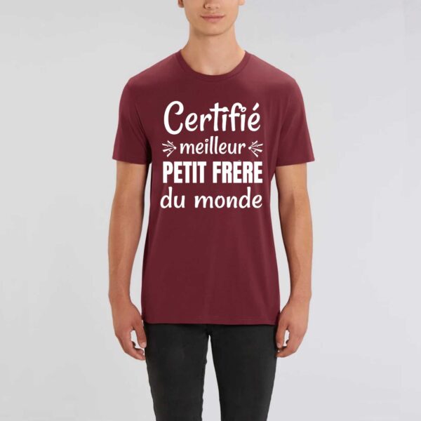 ROCKER - T-shirt Unisexe : Certifié meilleur petit frère du monde