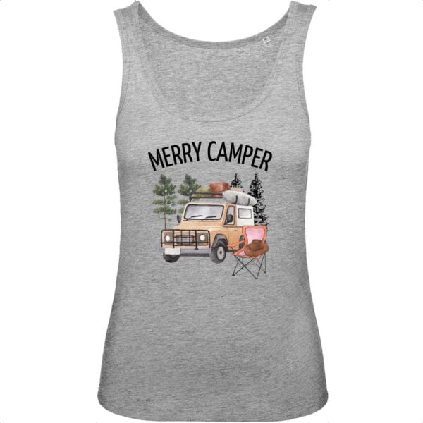 Débardeur Femme 100% Coton BIO: MERRY CAMPER