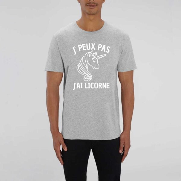 T-shirt Unisexe - Coton BIO - CREATOR : J'PEUX PAS J'AI LICORNE