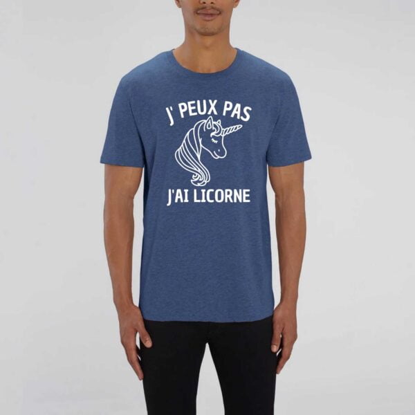ROCKER - T-shirt Unisexe : J'PEUX PAS J'AI LICORNE