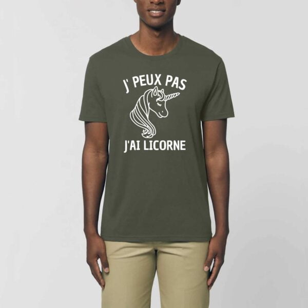 ROCKER - T-shirt Unisexe : J'PEUX PAS J'AI LICORNE