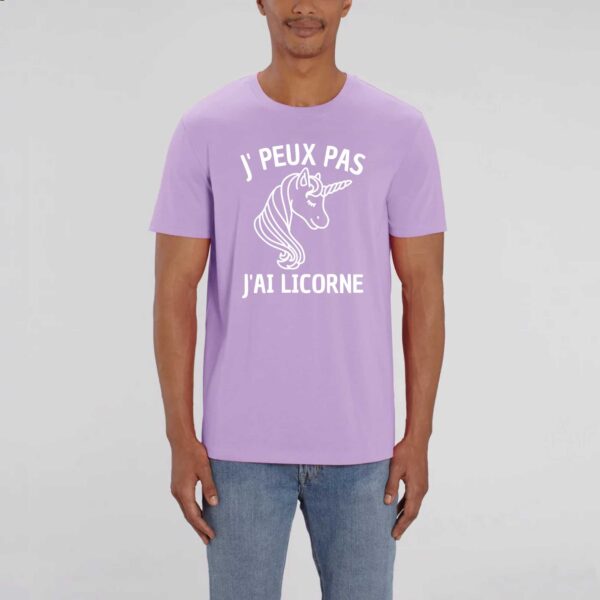 T-shirt Unisexe - Coton BIO - CREATOR : J'PEUX PAS J'AI LICORNE