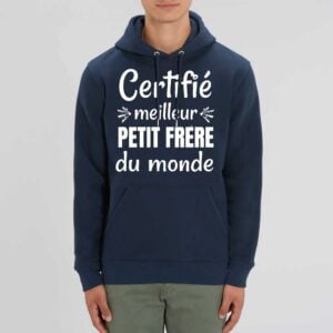 Sweat à capuche BIO Unisexe - CRUISER : Certifié meilleur petit frère du monde