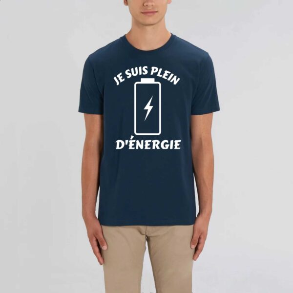 ROCKER - T-shirt Unisexe : Je suis plein d'énergie