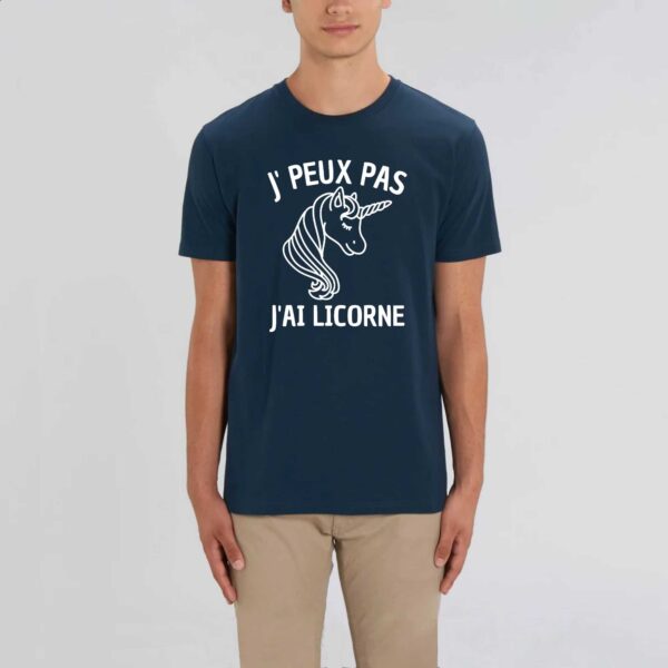 T-shirt Unisexe - Coton BIO - CREATOR : J'PEUX PAS J'AI LICORNE