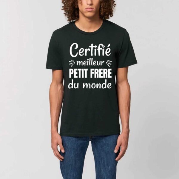 ROCKER - T-shirt Unisexe : Certifié meilleur petit frère du monde