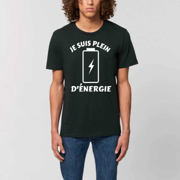 ROCKER - T-shirt Unisexe : Je suis plein d'énergie