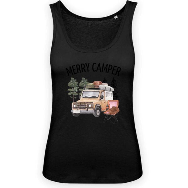 Débardeur Femme 100% Coton BIO: MERRY CAMPER