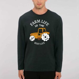SHUFFLER - T-shirt manches longues : FARM LIFE IS THE BEST LIFE