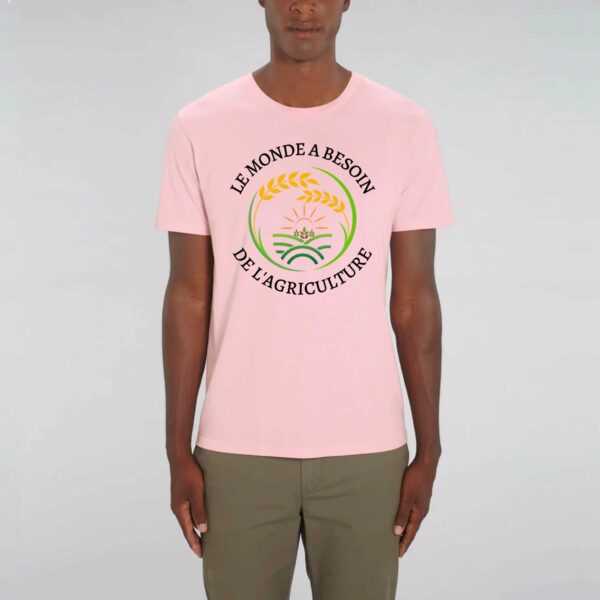 T-shirt Unisexe - Coton BIO - CREATOR : LE MONDE A BESOIN DE L'AGRICULTURE