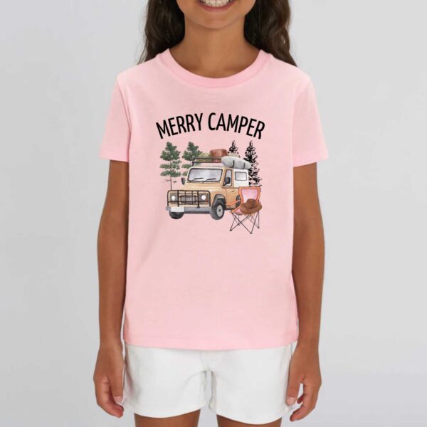 T-shirt Enfant - Coton bio - MINI CREATOR: MERRY CAMPER