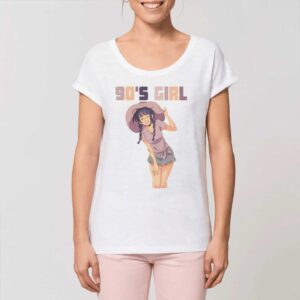 ROUNDER - T-shirt Slub Femme 90s Girl
