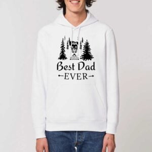 Sweat à capuche BIO Unisexe - DRUMMER : Best dad ever