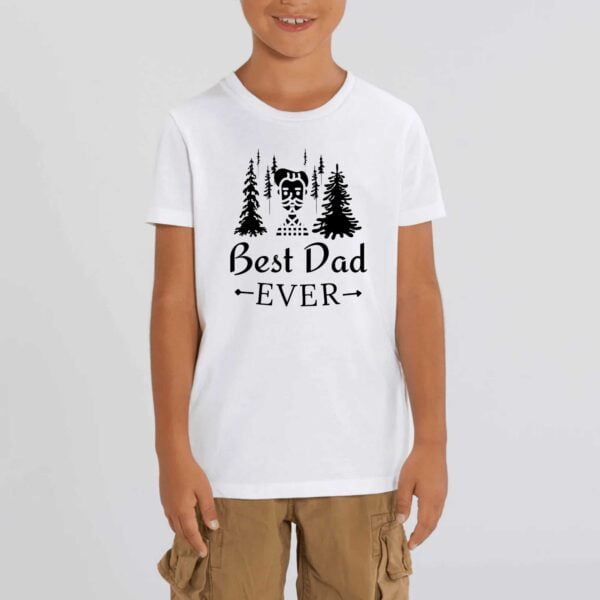 T-shirt Enfant - Coton bio - MINI CREATOR : Best dad ever