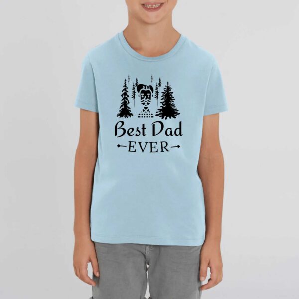 T-shirt Enfant - Coton bio - MINI CREATOR : Best dad ever